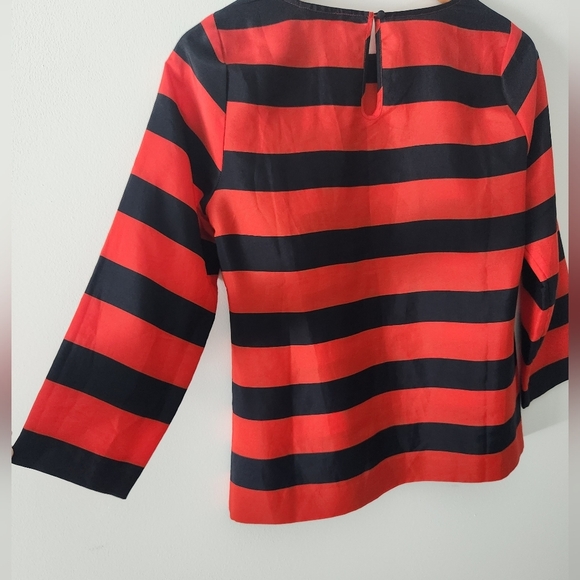 J. Crew Striped Blouse - Picture 9 of 10
